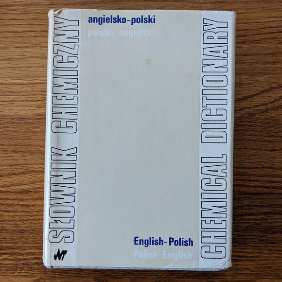 Vintage Polish-English Chemical Dictionary - Picture 2 of 6